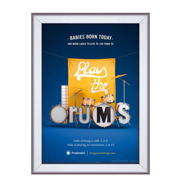 Alu Security Snap Frame, 25 mm