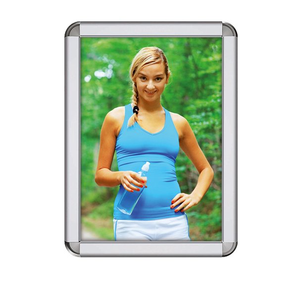 Alu snap frame Rondo, 32 mm