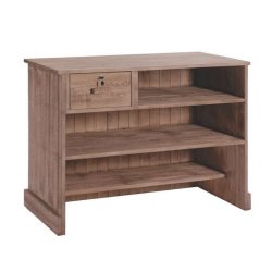 Heritage butiksdisk med 3 hylder og 1 skuffe