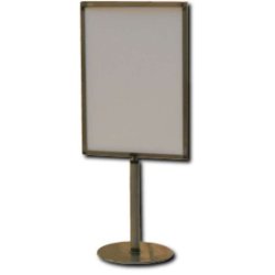 Menu holder with low base for A3, A4, A5 and A6