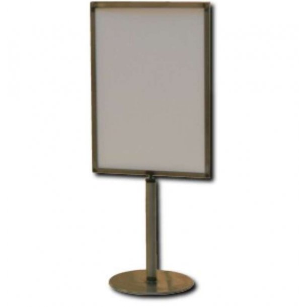 Menu holder with low base for A3, A4, A5 and A6