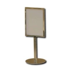 Menu holder with low base for A3, A4, A5 and A6