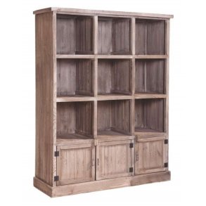 Heritage hg hylla med 9 fack och 3 skp, levereras monterad