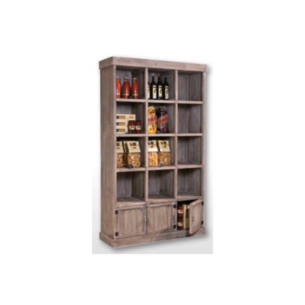 Heritage hj reol med 12 rum og 3 skabe