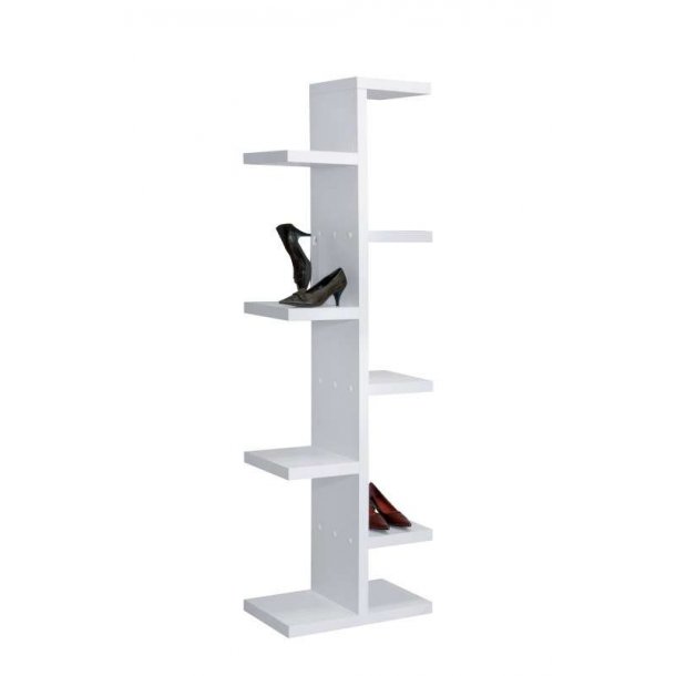 Tower display 2-sided, white - H185 cm