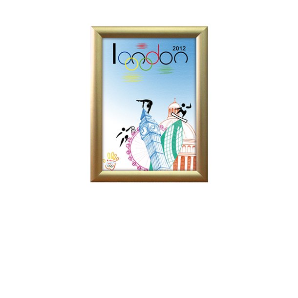 Alu snap frame, 25 mm