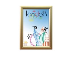 Alu snap frame, 25 mm