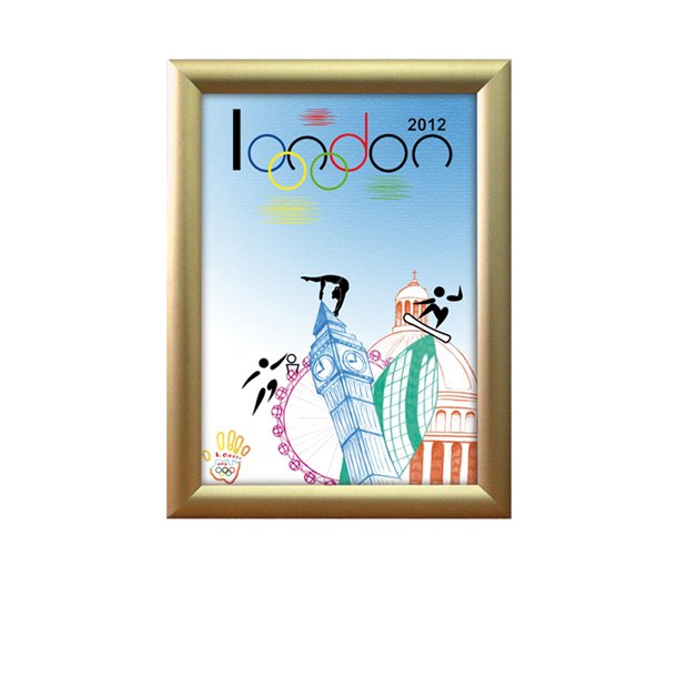 Alu snap frame, 25 mm