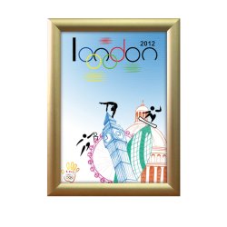 Alu snap frame, 25 mm