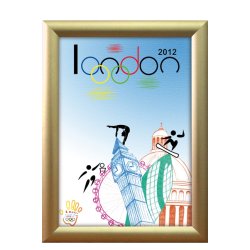 Alu snap frame, 25 mm