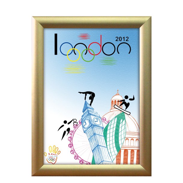 Alu snap frame, 25 mm