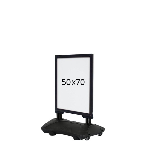 Signboard - Waterbase Budget - Black - 4 sizes - 2 pcs