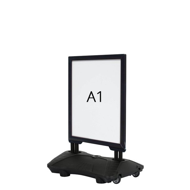 Signboard - Waterbase Budget - Black - 4 sizes - 2 pcs
