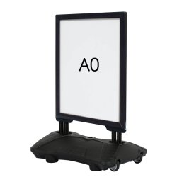 Signboard - Waterbase Budget - Black - 4 sizes - 2 pcs