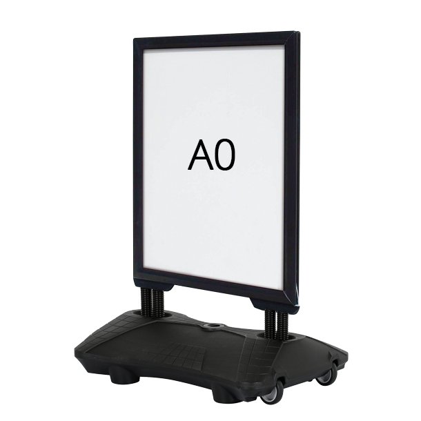 Signboard - Waterbase Budget - Black - 4 sizes - 2 pcs