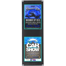 Magnetic Pocket, Plastic Pocket with Black Magnetic Edge