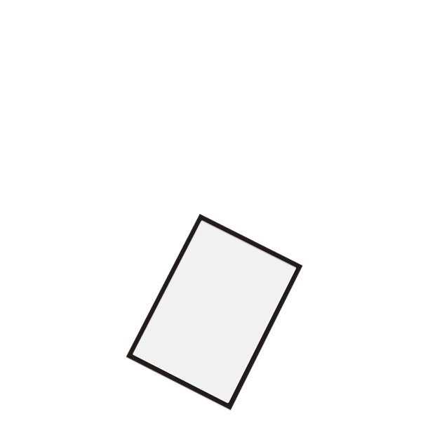 Magnetic Pocket, Plastic Pocket with Black Magnetic Edge