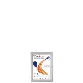 Poster box med ls och 3 cm djup