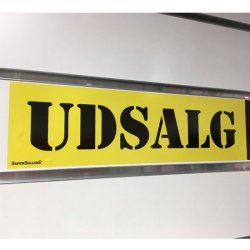 Window cleaner with SALE - 120 x 8.5 cm