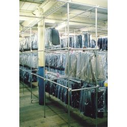 Extra section for wall-mounted Clamp storage system, galvanized