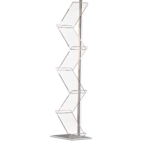 Brochure Stand - Zig-Zag Luxury Brochure Stand