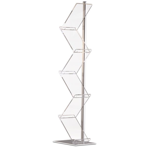 Brochure Stand - Zig-Zag Luxury Brochure Stand