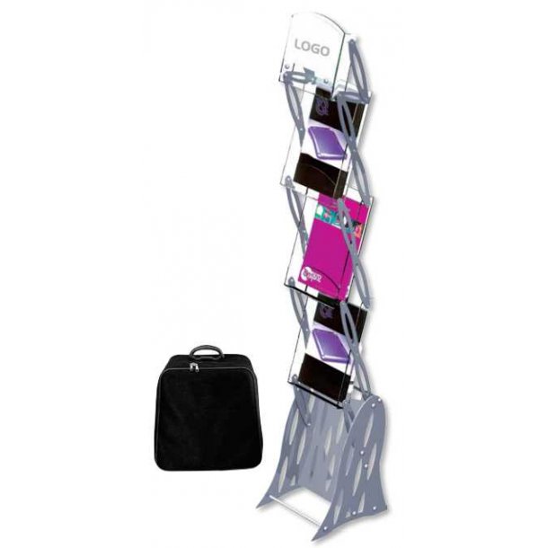 Brochure Stands - Mobile Flex Brochure Stands and Bag