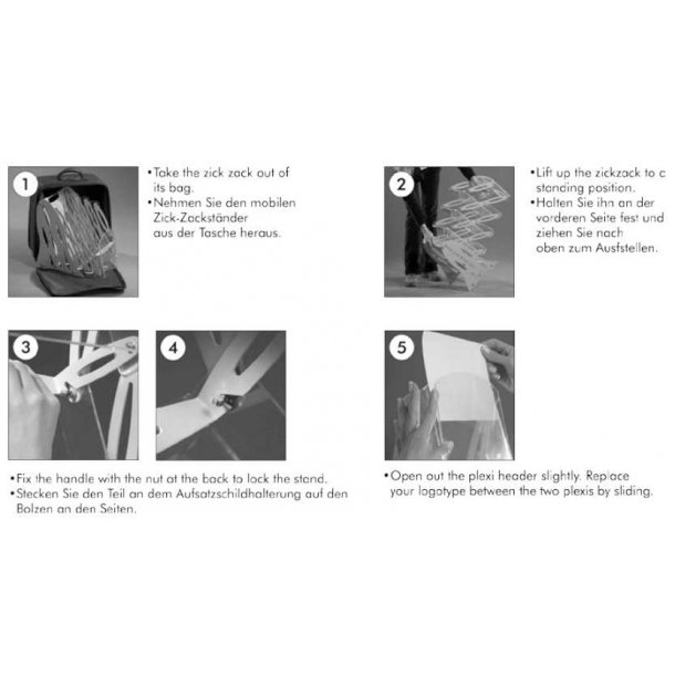 Brochure Stands - Mobile Flex Brochure Stands and Bag