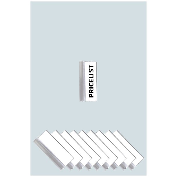 Tab and inserts for Reference Racks