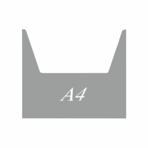 INFO MODUL brochureholder A4 klar