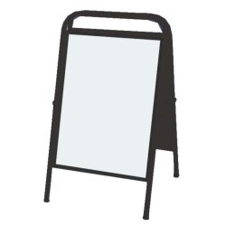 Sandwich sign without logo plate 50 x 70 cm