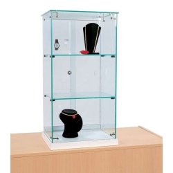 Glass display case - Table display case, showcase LYON, 42x32x84 cm