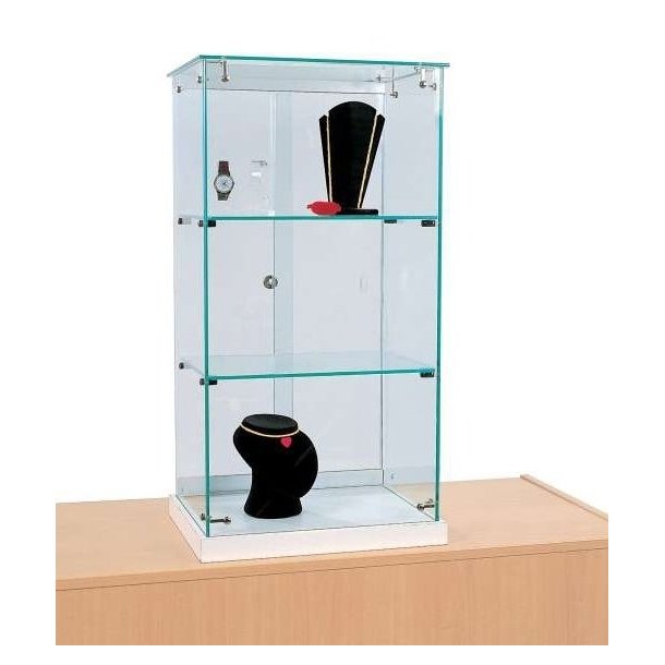 Glass display case - Table display case, showcase LYON, 42x32x84 cm