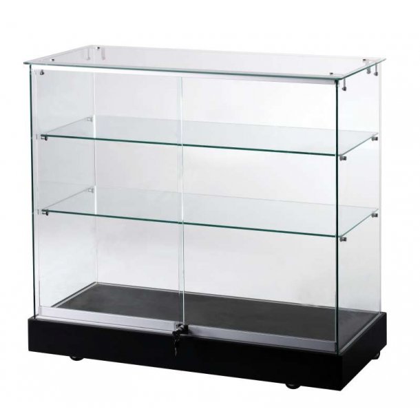 Glass cabinet, TOSCANA III, 102x46x90 cm White