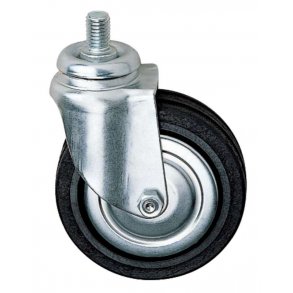 Wheels without brakes for racks