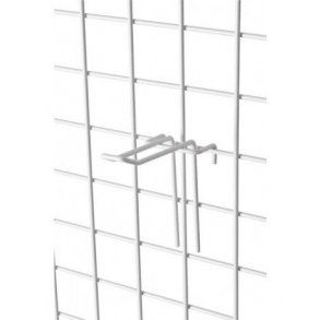 Euro krok till galler - Vit - 30 cm - 20 st.