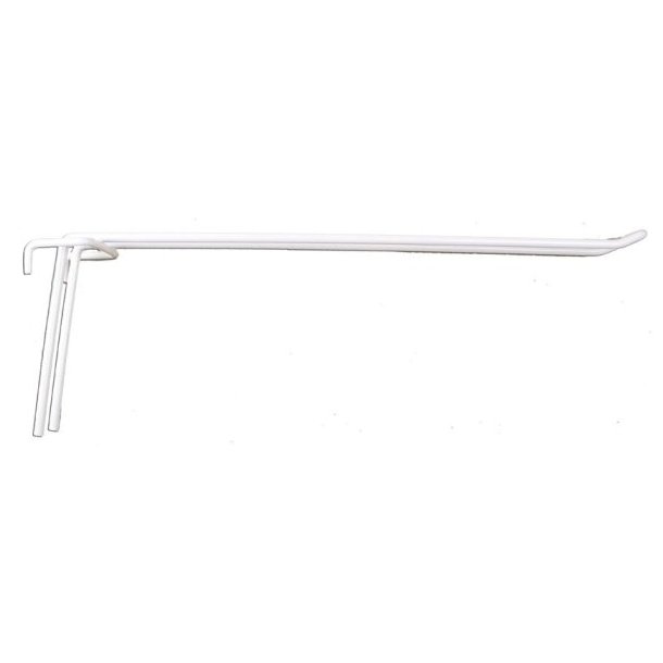 Euro hook to grid - White - 30 cm - 20 pcs