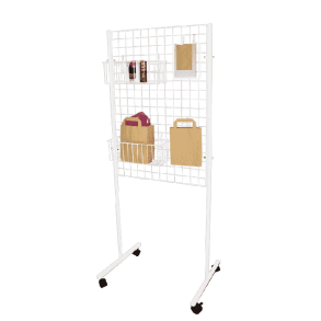 Gittergondol i vitt 90x90 cm