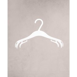 Barngalge i vit plast