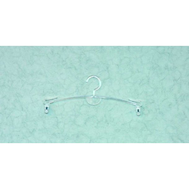 Lingerie wires in clear plastic with clamp and strap holders - 27 cm - 200 pcs