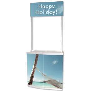 Messedisk - Wide info disk with transport bag