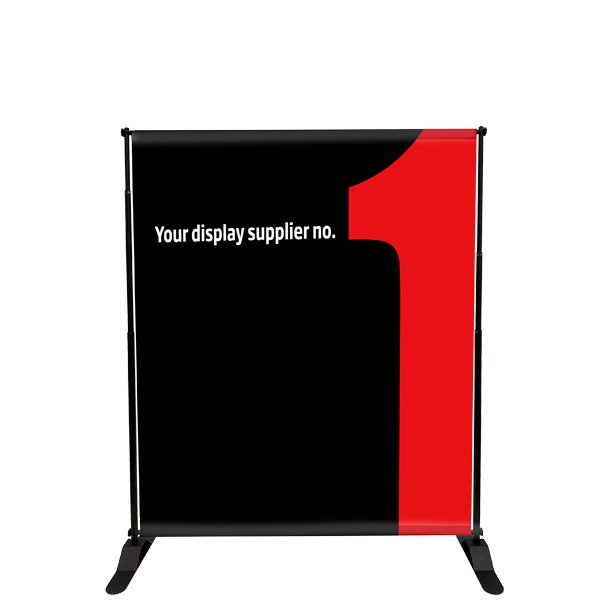 Banner Wall Teleskopic, black, with bag