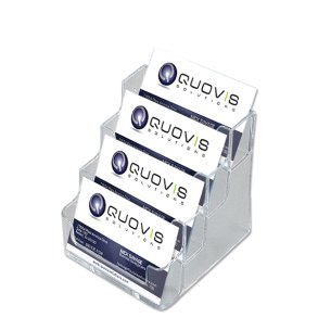 Visitkortshllare Akryl M/4 Rum - Horisontell