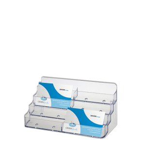 Besökskortshllare Akryl M/8 Rum - Horisontell