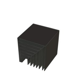 Nesting Shelves X 7, Acrylic Insert Shelves