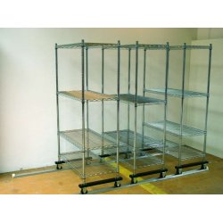 Skinnesystem til TUBO reoler