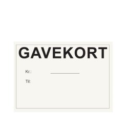 Gavekort