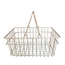Small shopping basket, 5.8 liters, chrome