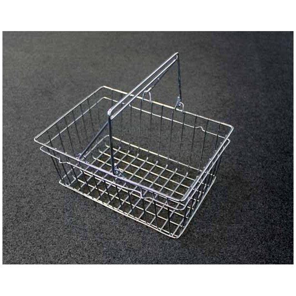 Small shopping basket, 5.8 liters, chrome