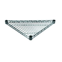 Shelving unit for TuBo and wire, chrome-plated steel, 36/46 cm